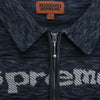 Supreme シュプリーム 21AW Missoni Zip L/S Polo ミッソーニ ジップ 長袖 ポロシャツ ブラック系 L【美品】【中古】