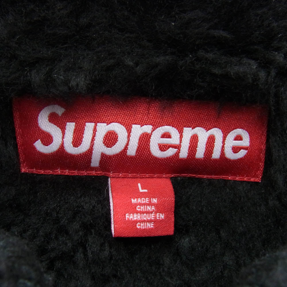 Supreme シュプリーム 23AW Plaid Wool Hooded Work Jacket プラッド ウール フーディー ワーク ジャケット グレー系 L【美品】【中古】