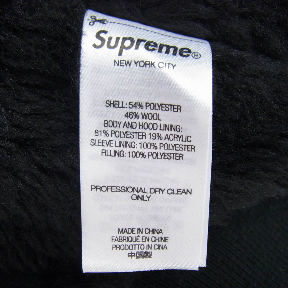 Supreme シュプリーム 23AW Plaid Wool Hooded Work Jacket プラッド ウール フーディー ワーク ジャケット グレー系 L【美品】【中古】