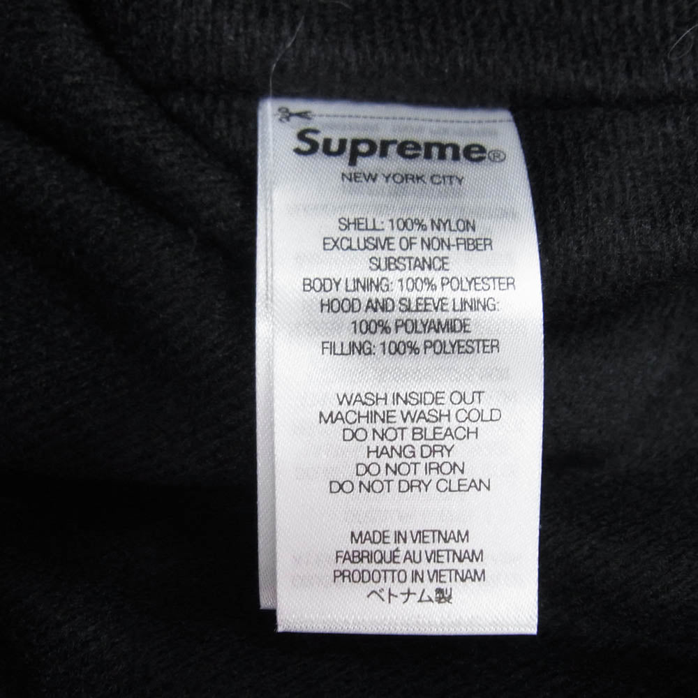 Supreme シュプリーム 25SS GORE-TEX Stripe Hooded Jacket ゴアテックス ストライプ フーデッド ジャケット ブラック系 L【極上美品】【中古】