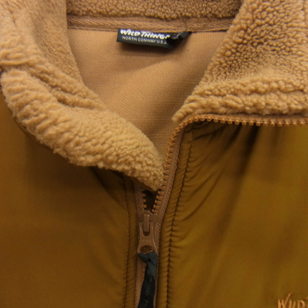 WILDTHINGS ワイルドシングス WT21460AD-CP 切替し フリース ジャケット ブラウン系 M【中古】
