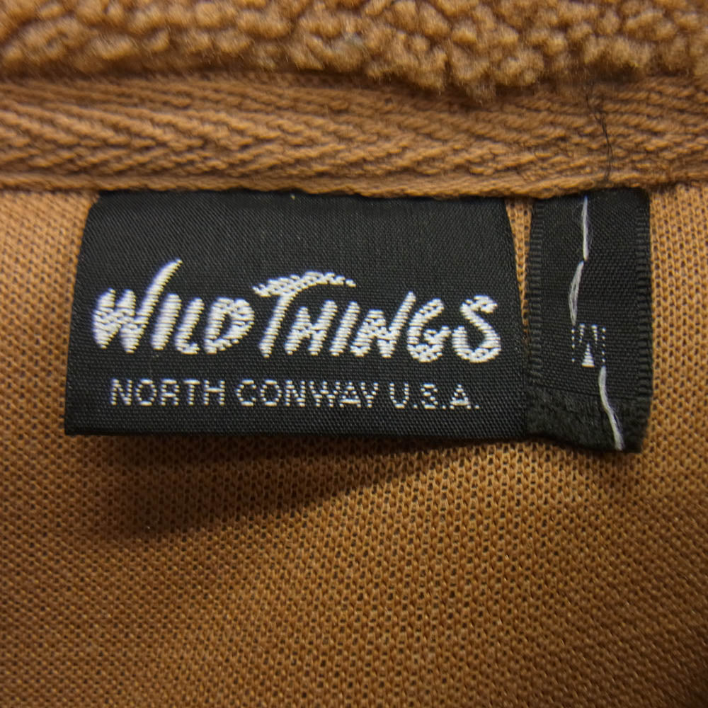 WILDTHINGS ワイルドシングス WT21460AD-CP 切替し フリース ジャケット ブラウン系 M【中古】
