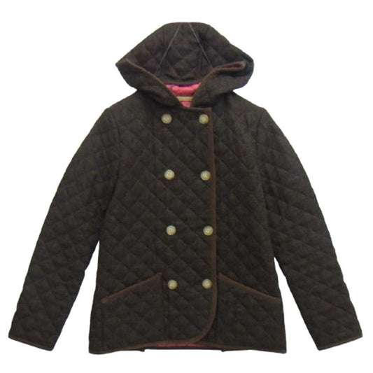 Traditional Weatherwear トラディショナルウェザーウェア 122BA-2008B キルティング コート ジャケット ダークブラウン系 34【中古】