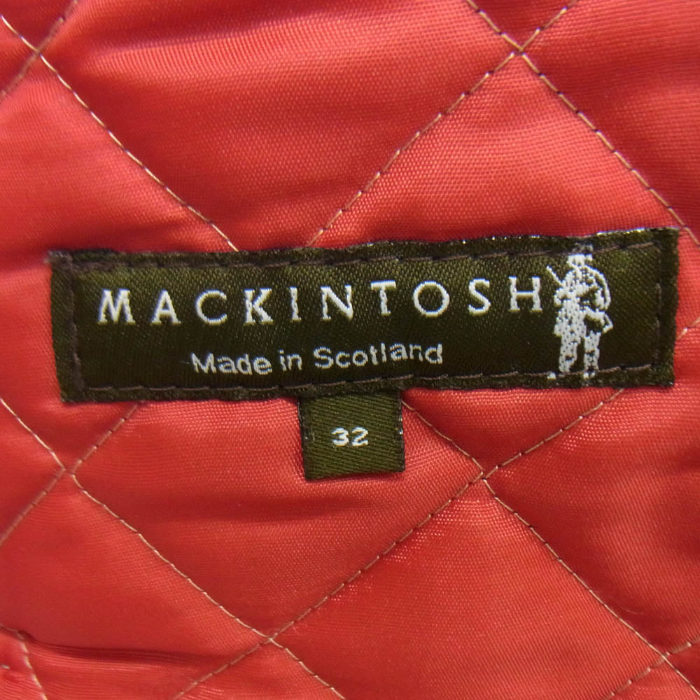 Mackintosh マッキントッシュ ウール キルティング コート ジャケット ベージュ系 ブラウン系 32【中古】