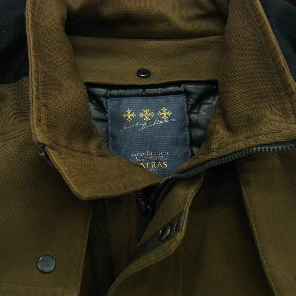 TATRAS タトラス 15AW MTA15A4286 CORNELIO ダウンライニング ライナー付き フーデッド ジャケット カーキ系 1【中古】