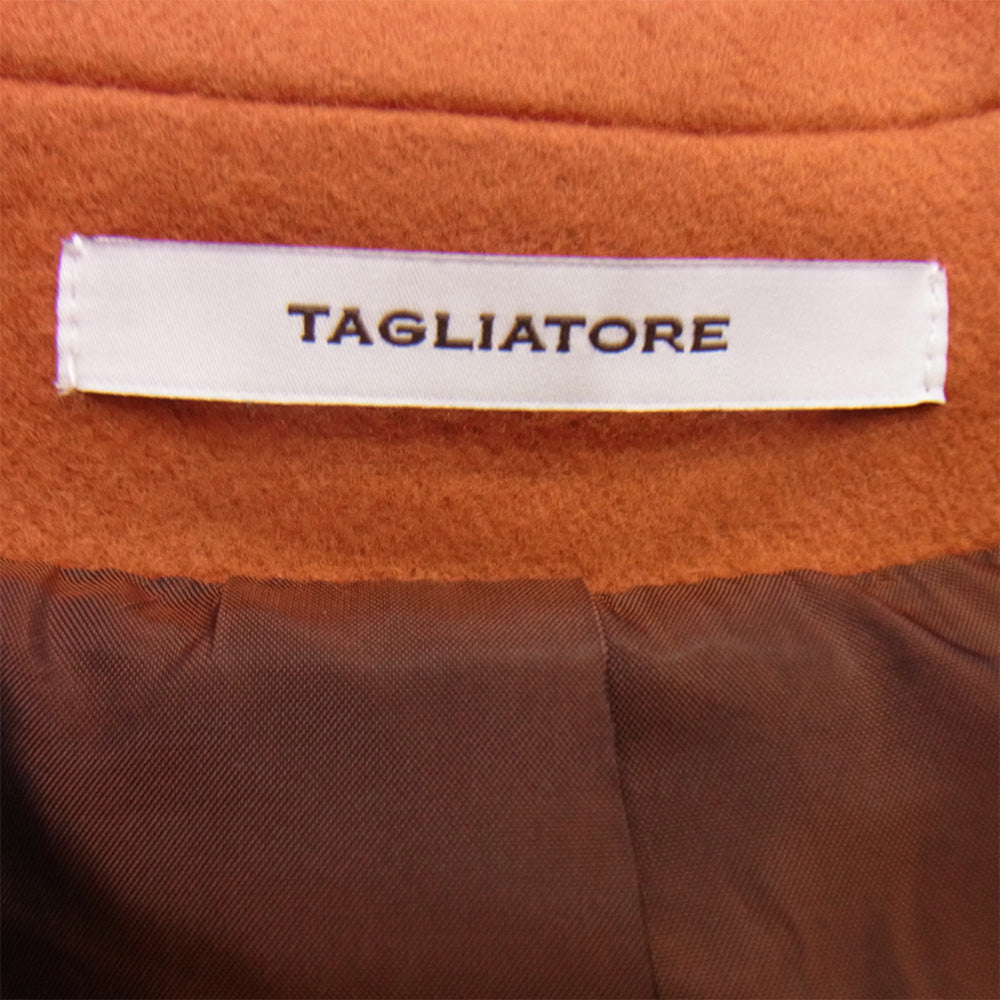 タリアトーレ イタリア製 LOYD ロイド カシミア混ウール チェスターコート オレンジ系 52【中古】