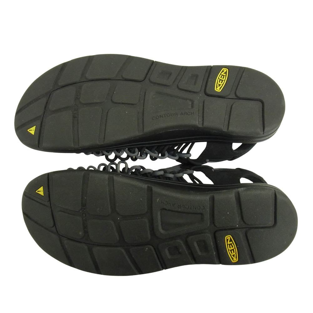 KEEN キーン 1028863 UNEEK SANDAL ユニーク サンダル MAGNET/BLACK ブラック系 29cm【美品】【中古】