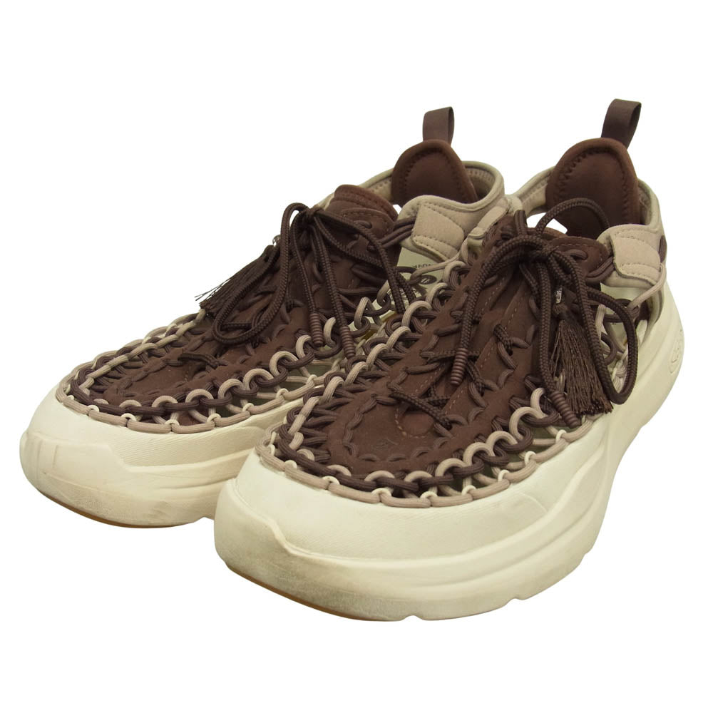 KEEN キーン 1031105 × AFEW Store UNEEK WK ユニーク ローカット スニーカー シューズ サンダル ブラウン系 30cm【中古】