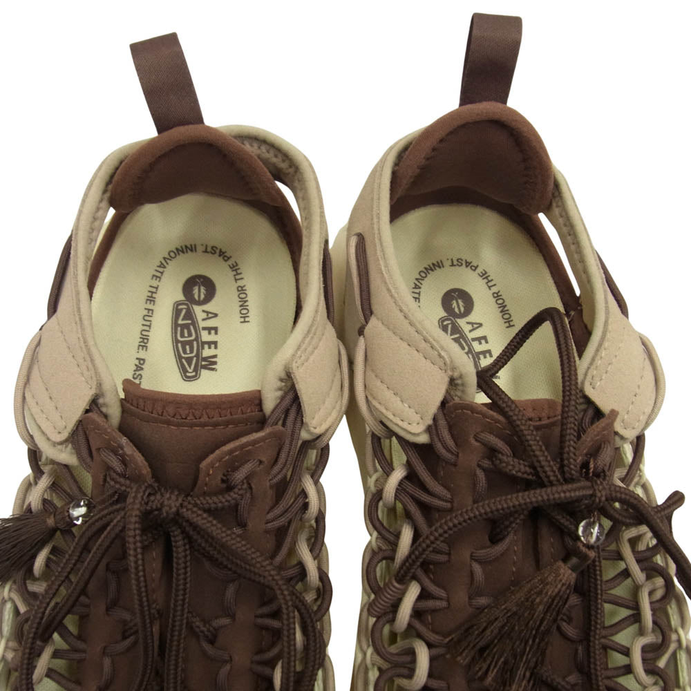 KEEN キーン 1031105 × AFEW Store UNEEK WK ユニーク ローカット スニーカー シューズ サンダル ブラウン系 30cm【中古】