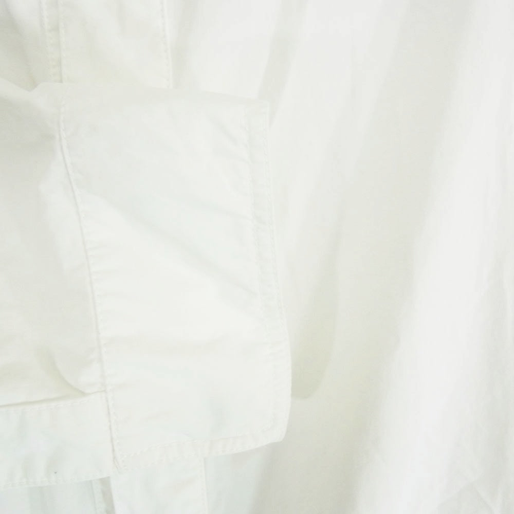 ARMANI COLLEZIONI アルマーニコレッツォーニ 比翼 スナップ ボタン 長袖 シャツ ホワイト系 52【中古】