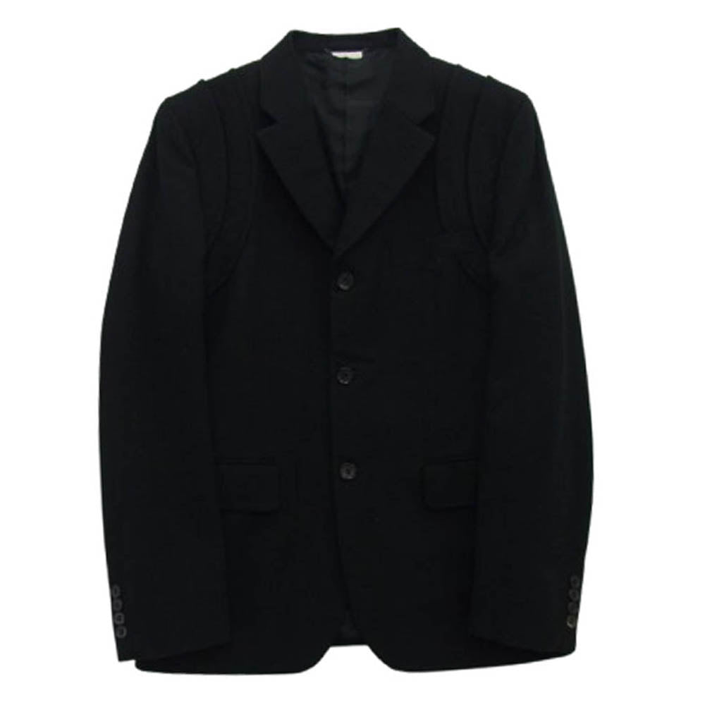 COMME des GARCONS HOMME DEUX コムデギャルソンオムドゥ 17AW DT-J055 3B ウール テーラード ジャケット ブラック系 M【中古】