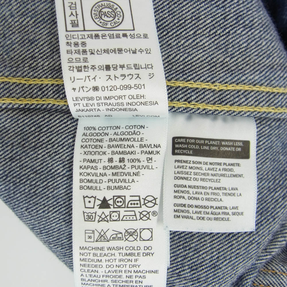 Levi's リーバイス PC9-70506-0028 LVC 506XX 復刻 TYPE I JACKET 1936 1stタイプ デニムジャケット インディゴブルー系 180/100A【中古】