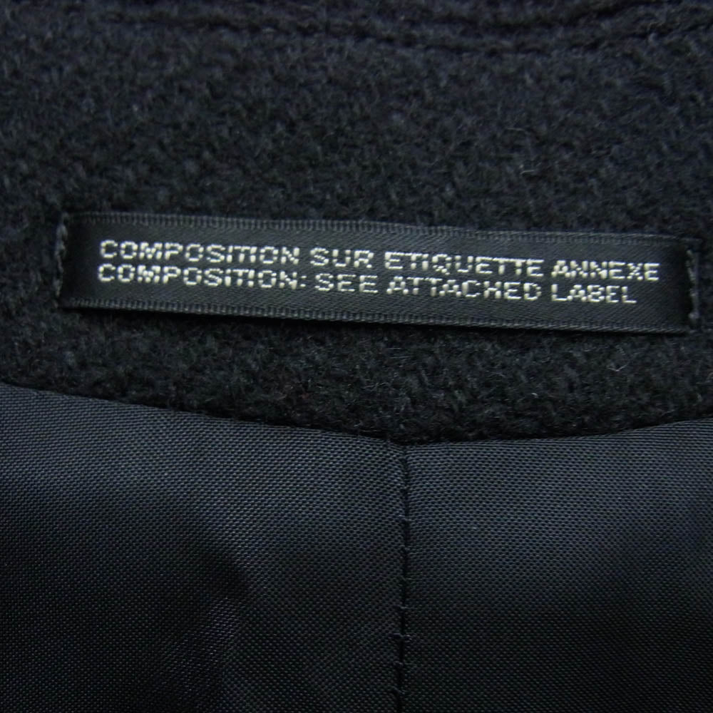 Yohji Yamamoto POUR HOMME ヨウジヤマモトプールオム 21AW HX-C11-119 ダブルブレスト ベルテッド ウール ロング コート ブラック系 3【美品】【中古】