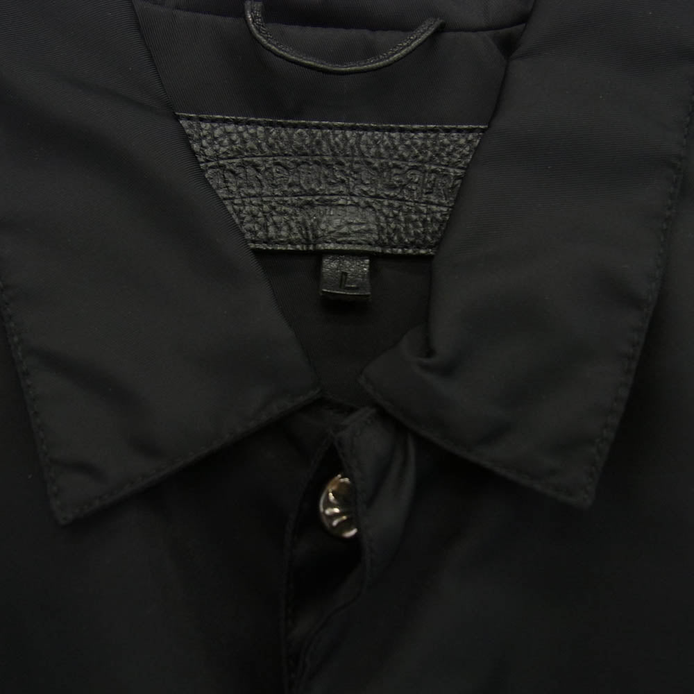 CHROME HEARTS クロムハーツ（原本無） RIGGINS FBRC クロス プリント コーチジャケット ブラック系 L【中古】