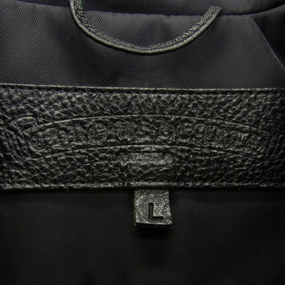 CHROME HEARTS クロムハーツ（原本無） RIGGINS FBRC クロス プリント コーチジャケット ブラック系 L【中古】