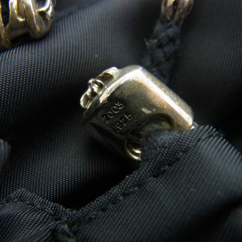 CHROME HEARTS クロムハーツ（原本無） RIGGINS FBRC クロス プリント コーチジャケット ブラック系 L【中古】