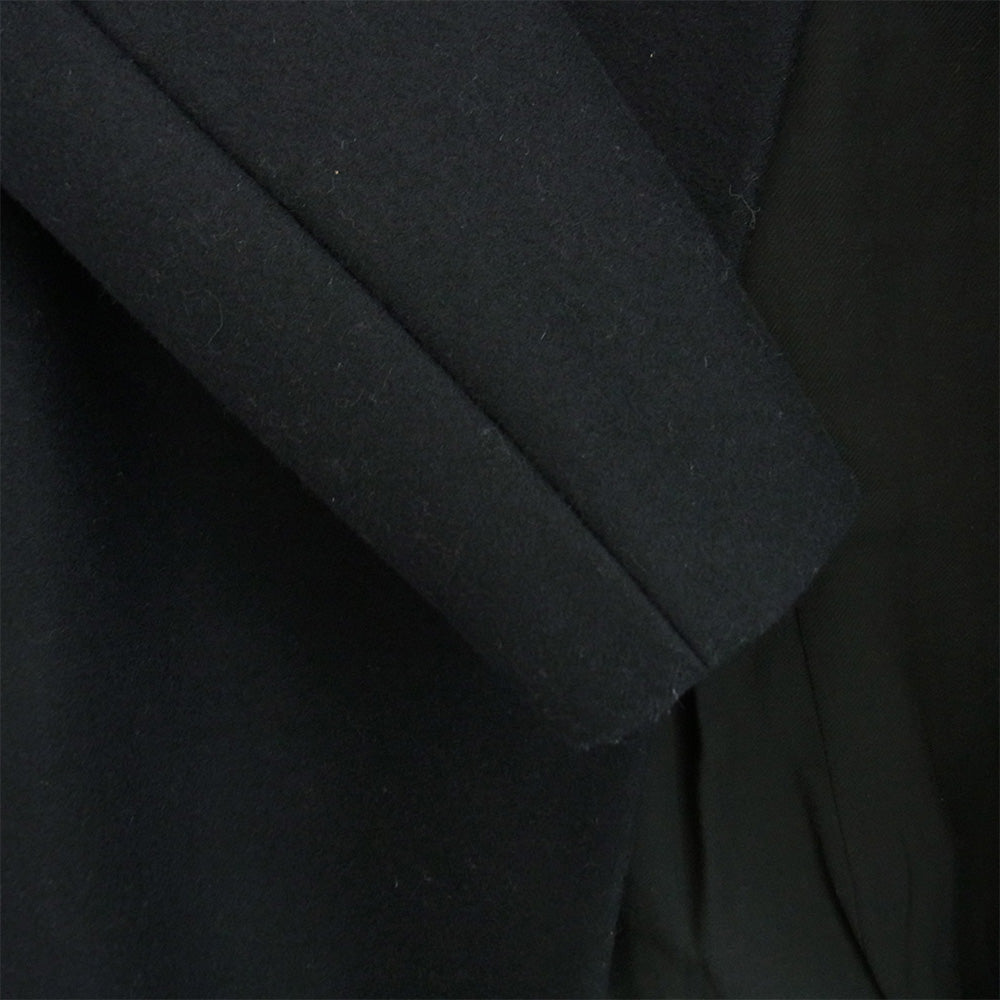 ALLSAINTS オールセインツ ボタンレス ウール ベルテッド ロング コート ブラック系 160/76A【中古】