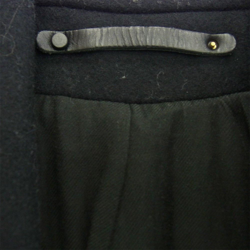 ALLSAINTS オールセインツ ボタンレス ウール ベルテッド ロング コート ブラック系 160/76A【中古】