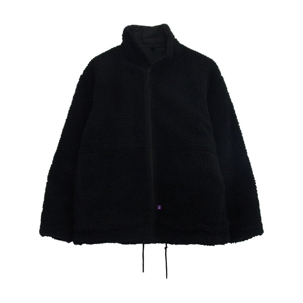 THE NORTH FACE ノースフェイス NA2352N PURPLE LABEL パープルレーベル Wool Boa Field Reversible Jacket ウールボアフリース リバーシブル ジャケット ブラック系 XL【中古】