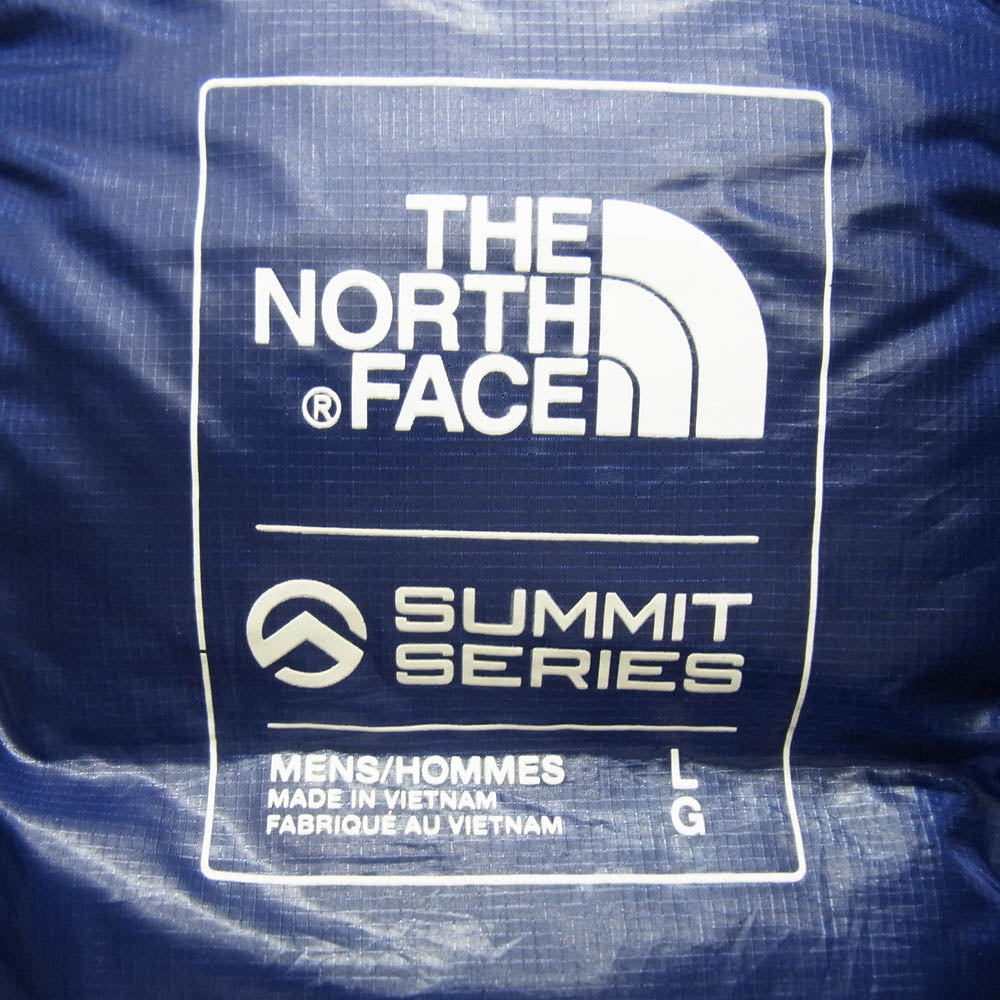THE NORTH FACE ノースフェイス ND51814R M SS EXP L6 AW DOWN BELAY PARKA サミットシリーズ エクスペディション L6 AW ダウンビレイパーカ ブルー系 L【中古】