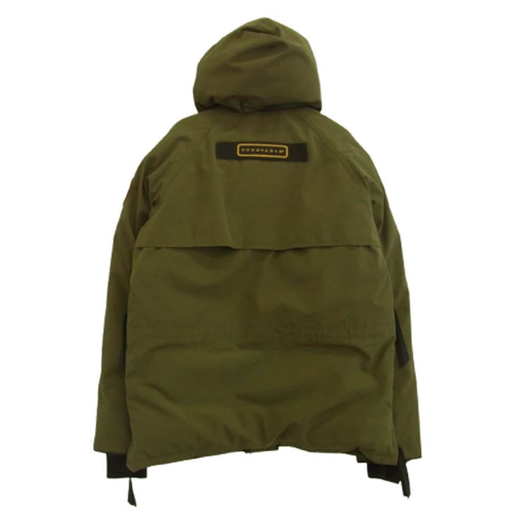 CANADA GOOSE カナダグース 4183M CONSTABLE PARKA コンスタブルパーカー ダウンジャケット モスグリーン系 S【中古】