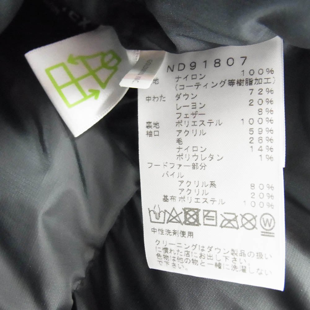 THE NORTH FACE ノースフェイス ND91807 Antarctica Parka アンタークティカパーカ GORE-TEX ダウンジャケット ブラック系 M【中古】