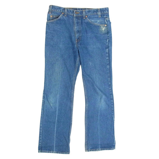 Levi's リーバイス 517 オレンジタブ ボタン裏刻印575 デニムパンツ ジーンズ インディゴブルー系 34【中古】