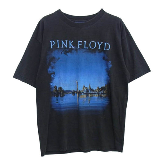 ヴィンテージ 90s PINK FLOYD Wish You Were Here BROCKUM ピンクフロイド 半袖 Tシャツ ブラック系 XL【中古】