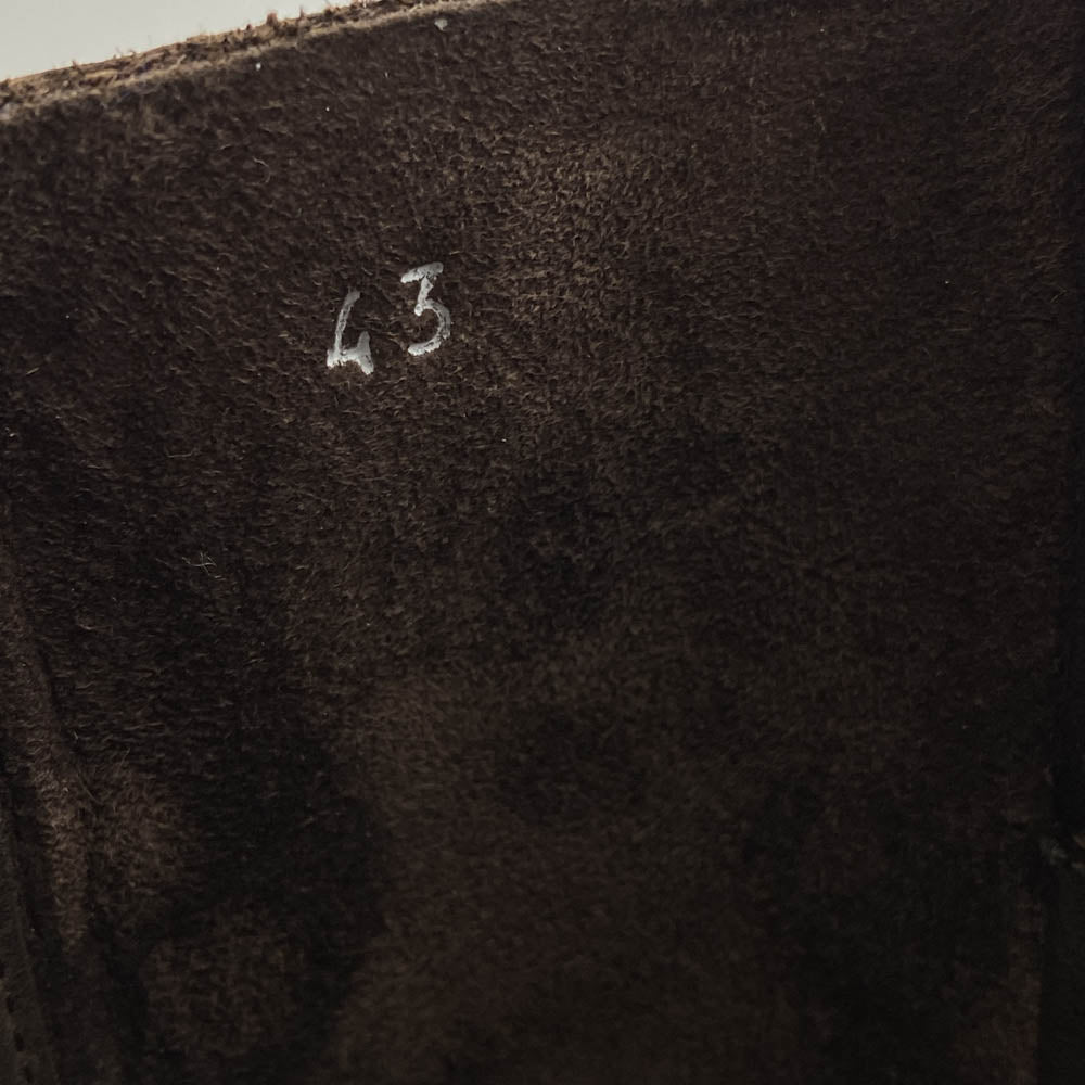 MONCLER モンクレール DALLAS Leather Boots サイド ジップ ブーツ ブラウン系 43【中古】