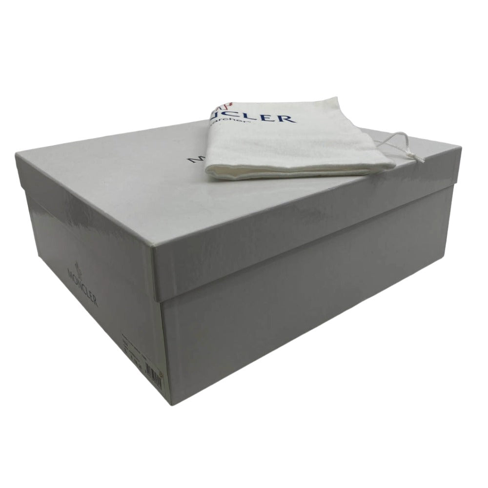 MONCLER モンクレール DALLAS Leather Boots サイド ジップ ブーツ ブラウン系 43【中古】