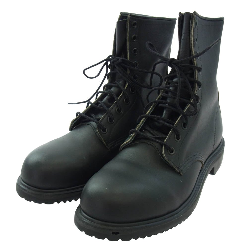 RED WING レッドウィング 4473 USA製 PT99 ファイアーマンブーツ ブラック系 US9【中古】