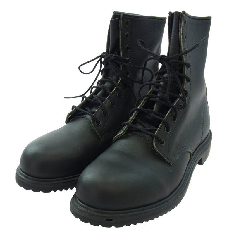 RED WING レッドウィング 4473 USA製 PT99 ファイアーマンブーツ ブラック系 US9【中古】