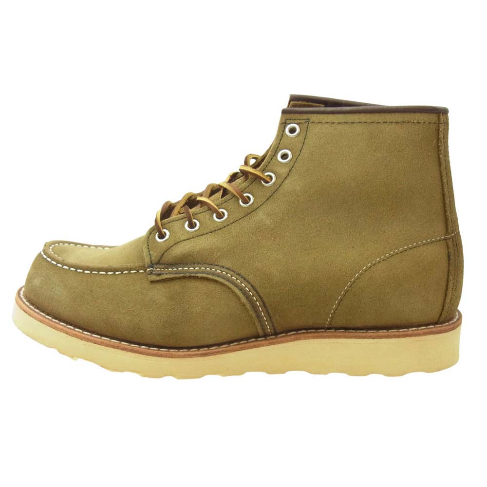 RED WING レッドウィング 8881 6inch Classic Moc 6インチモックトゥ ブーツ オリーブ系 28.0cm【極上美品】【中古】
