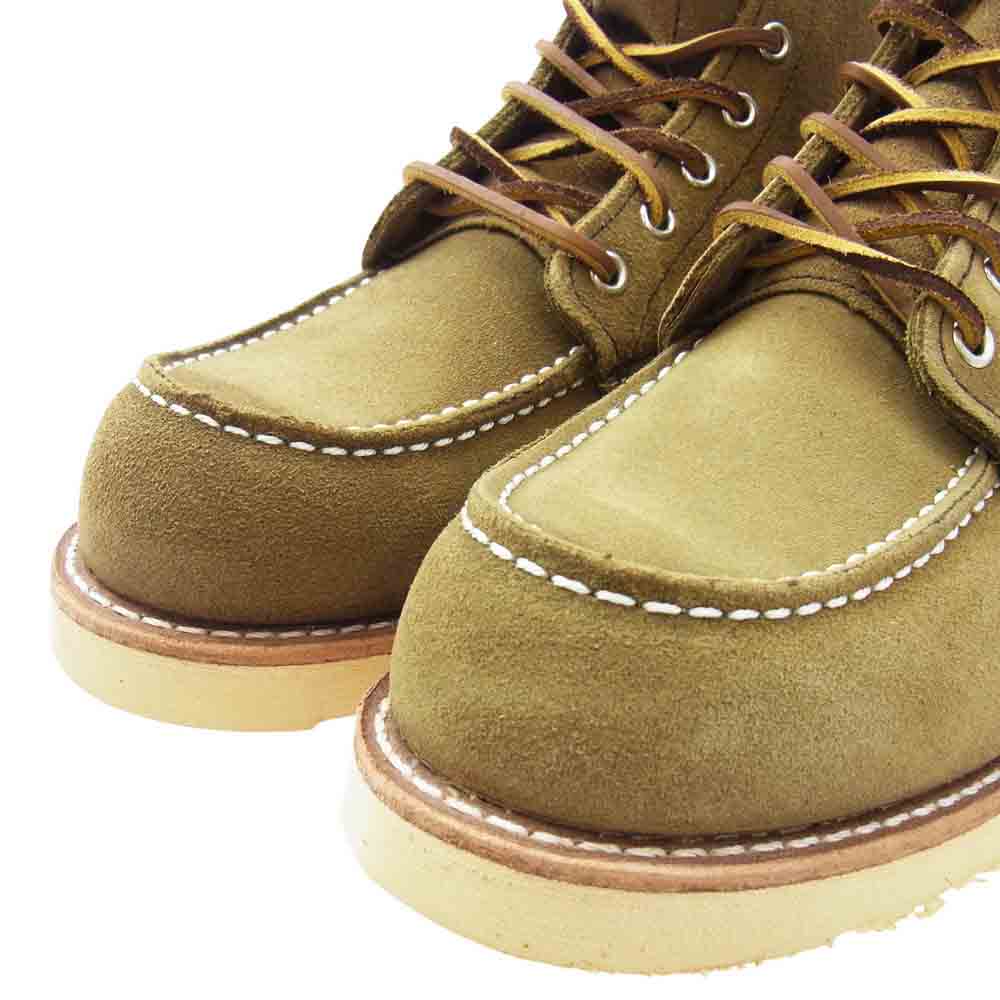 RED WING レッドウィング 8881 6inch Classic Moc 6インチモックトゥ ブーツ オリーブ系 28.0cm【極上美品】【中古】