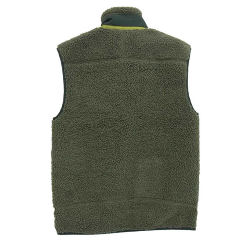 patagonia パタゴニア 17AW 23048 17年製 classic retro x vest クラシック レトロX ベスト フリース モスグリーン系 XS【中古】