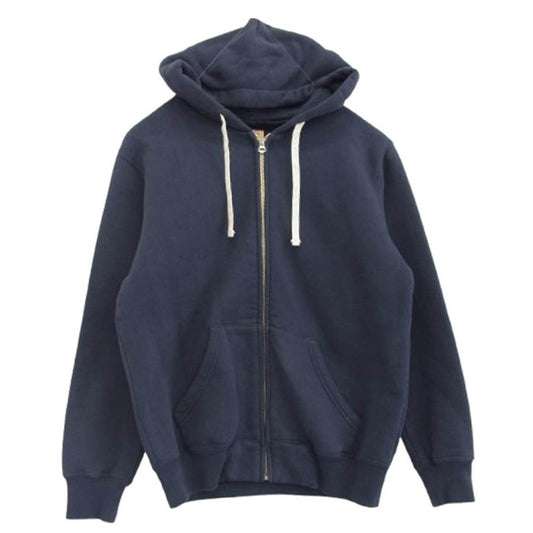 The REAL McCOY'S ザリアルマッコイズ FULL ZIP PARKA フルジップ パーカー ネイビー系 S【中古】