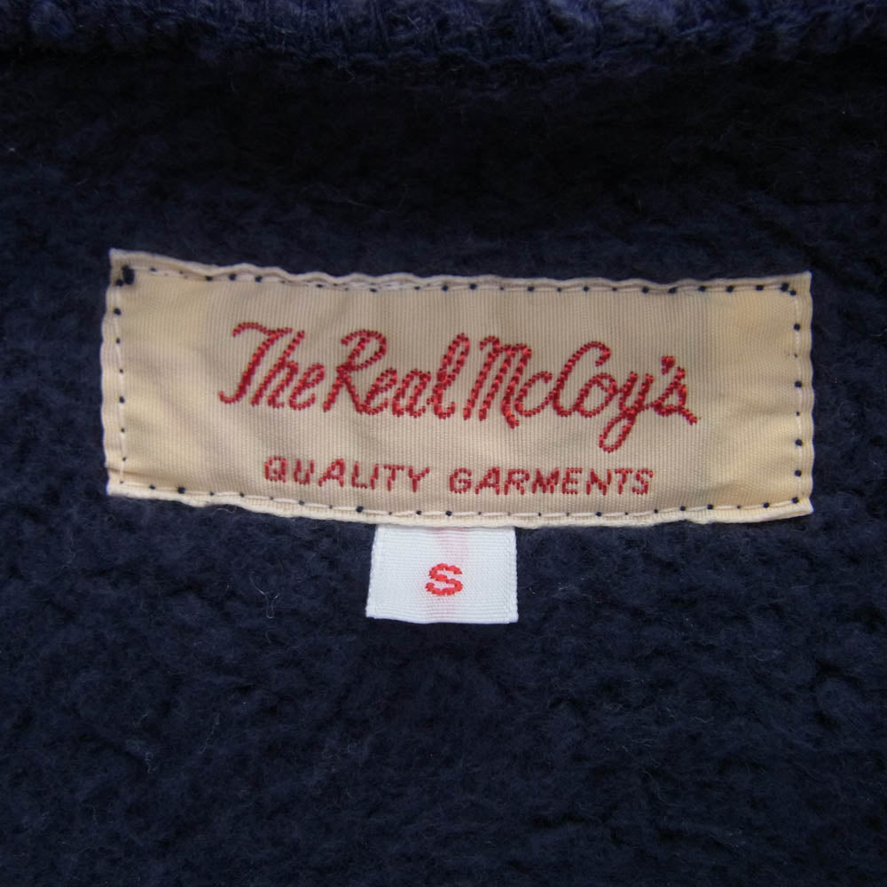 The REAL McCOY'S ザリアルマッコイズ FULL ZIP PARKA フルジップ パーカー ネイビー系 S【中古】