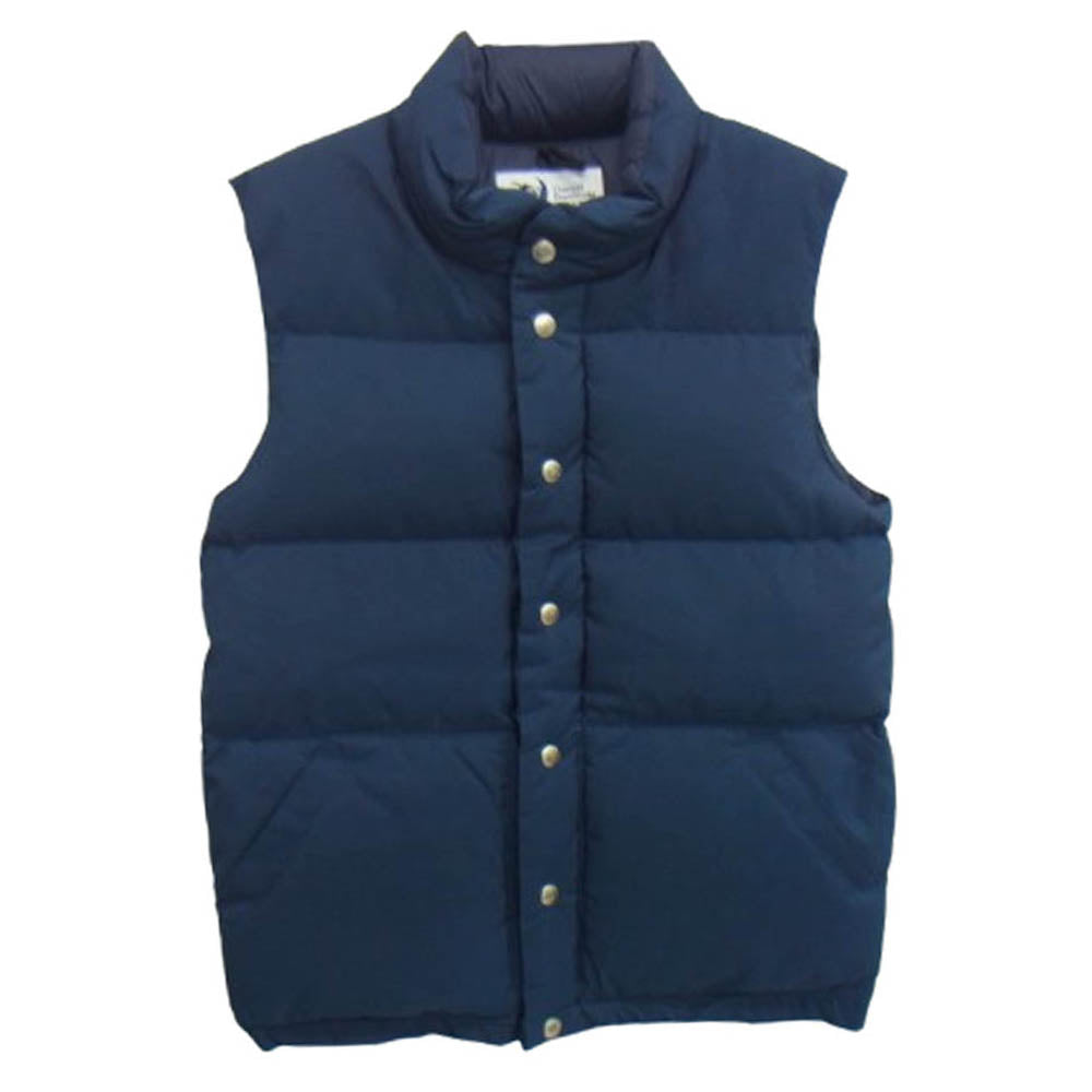 Crescent Down Works クレセントダウンワークス USA製 60/40 ITALIAN VEST イタリアン ダウン ベスト ネイビー系 XS【中古】
