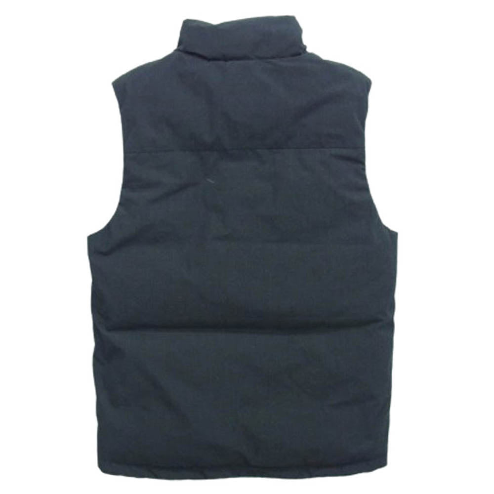 NANGA ナンガ AURORA TEX STAND COLLAR DOWN VEST オーロラテックス スタンドカラー ダウン ベスト ブラック系 XS【中古】