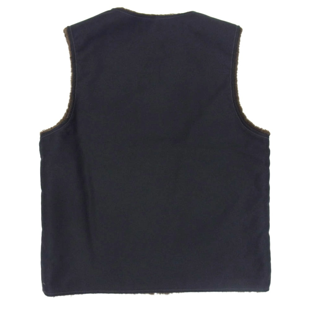 The REAL McCOY'S ザリアルマッコイズ DEMOTEX-ED デッキ ベスト アルパカ ブラック系 ブラウン系 34【中古】