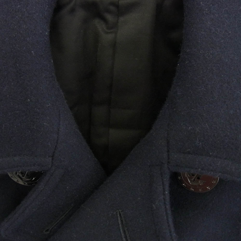 Buzz Rickson's バズリクソンズ BR11554 PEA COAT NAVAL CLOTHING FACTORY Pコート ピーコート ネイビー系 34【中古】