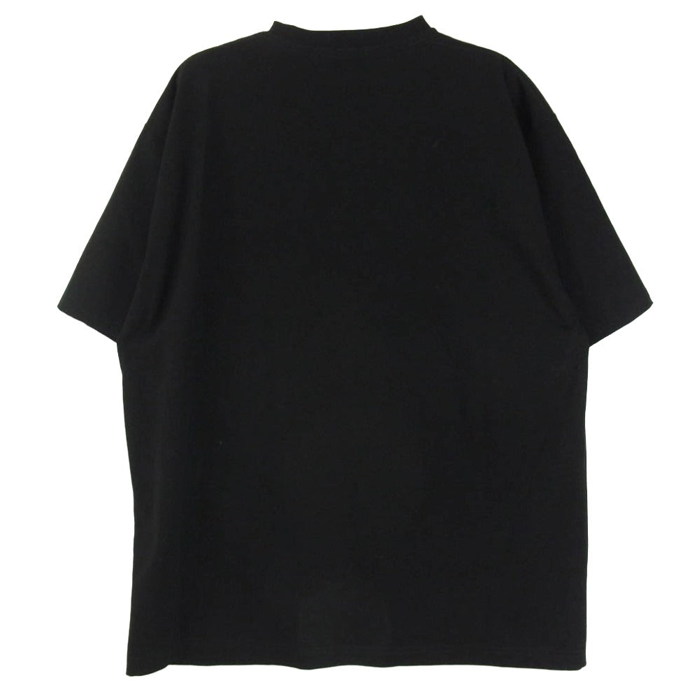 GOD SELECTION XXX ゴッドセレクション 23AW GX-A24-ST-06 LUCKY XXX ラッキートリプルエックス ロゴプリント クルーネック 半袖 Tシャツ ブラック系 L【中古】
