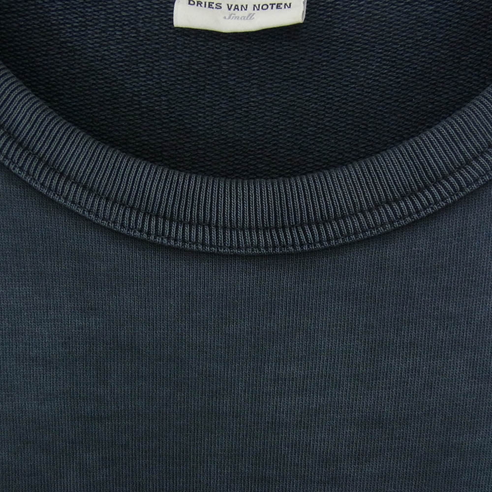 DRIES VAN NOTEN ドリスヴァンノッテン 7844137227 ノースリーブ スウェット ベスト ダークネイビー系 S【中古】