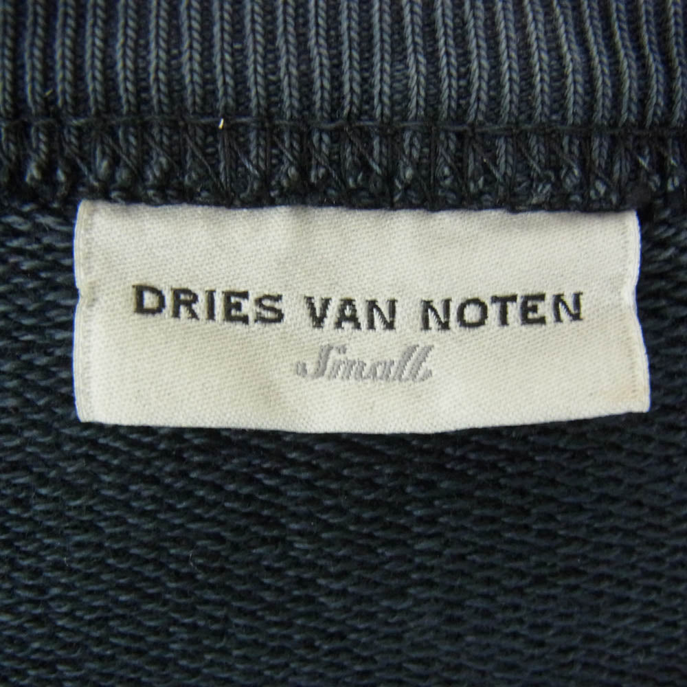 DRIES VAN NOTEN ドリスヴァンノッテン 7844137227 ノースリーブ スウェット ベスト ダークネイビー系 S【中古】