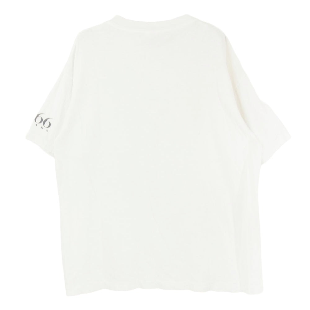 SAINT MICHAEL セントマイケル SM-YS1-0000-007 RAINBOW SAINT SS TEE レインボーセントロゴプリント 半袖 Tシャツ ホワイト系 M【中古】