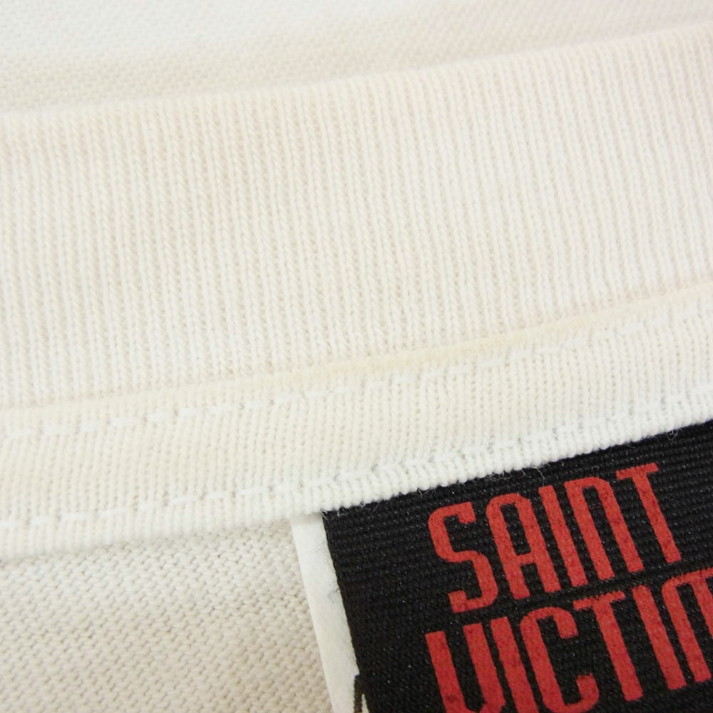 SAINT MICHAEL セントマイケル SM-YS8-0000-C20 FREEDOM TEE フリーダム プリント 半袖 Tシャツ ホワイト系 XL【中古】