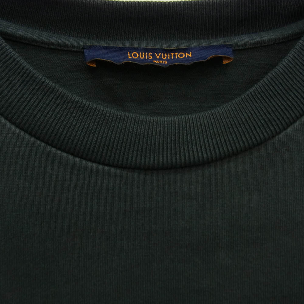 LOUIS VUITTON ルイ・ヴィトン HIY47W インサイドアウト クルーネック 半袖 Tシャツ ブラック系 S【中古】
