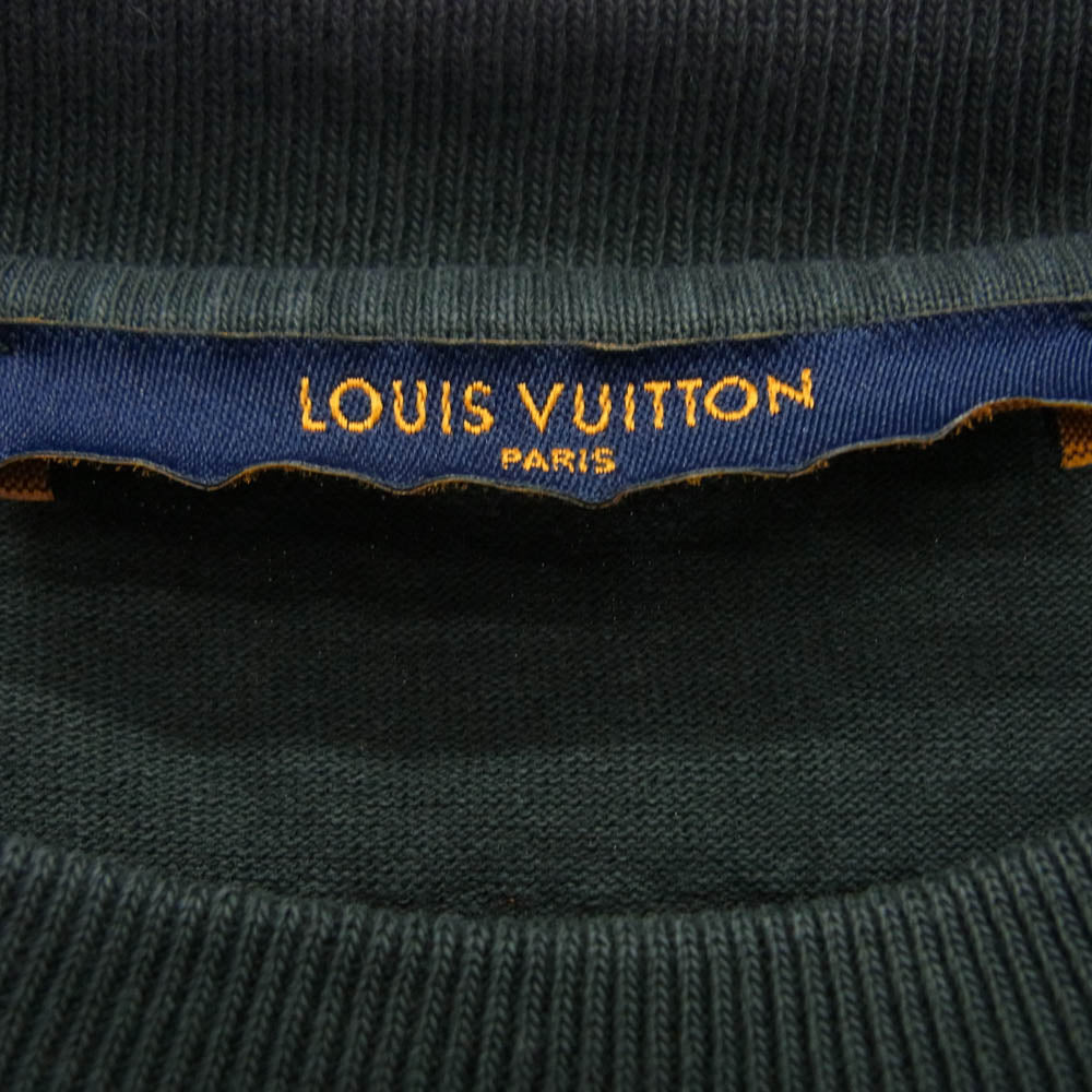 LOUIS VUITTON ルイ・ヴィトン HIY47W インサイドアウト クルーネック 半袖 Tシャツ ブラック系 S【中古】