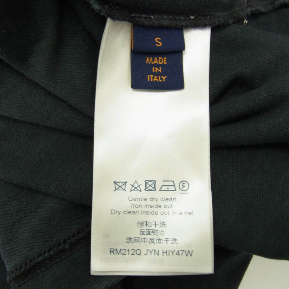 LOUIS VUITTON ルイ・ヴィトン HIY47W インサイドアウト クルーネック 半袖 Tシャツ ブラック系 S【中古】