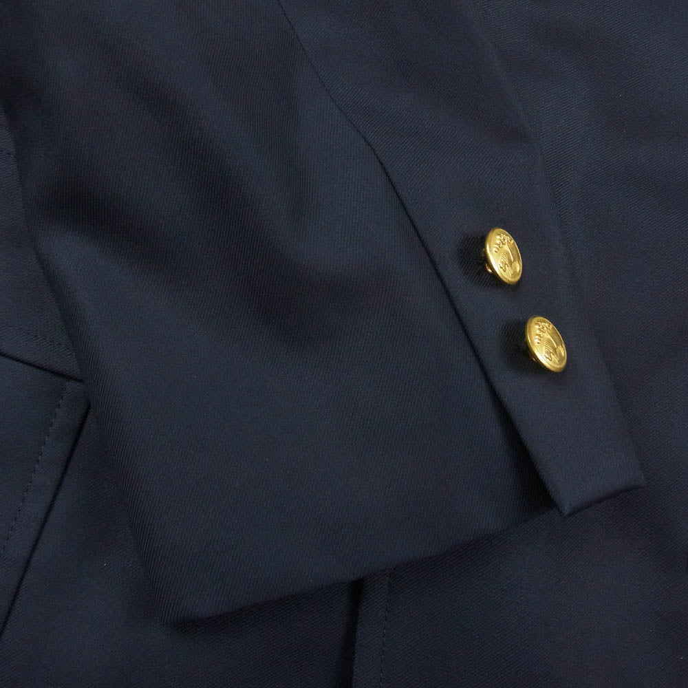 Brooks Brothers ブルックスブラザーズ MILANO FIT ミラノフィット 3ボタン ブレザー ジャケット ネイビー系 36SHT【中古】